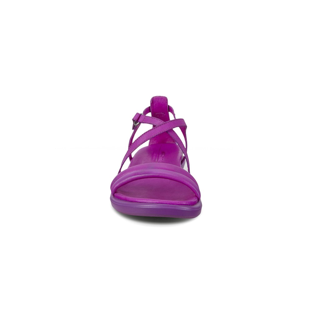 Womens Sandals - ECCO Simpil Flat - Purple - 0368NQEMV
